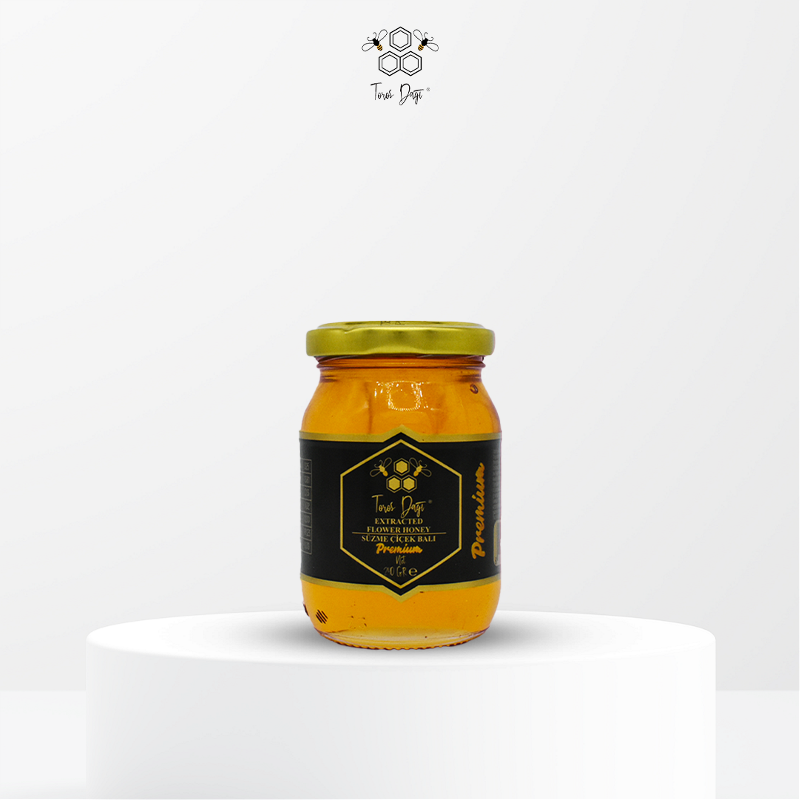 Süzme Çiçek Ham Balı Premium 240 Gr